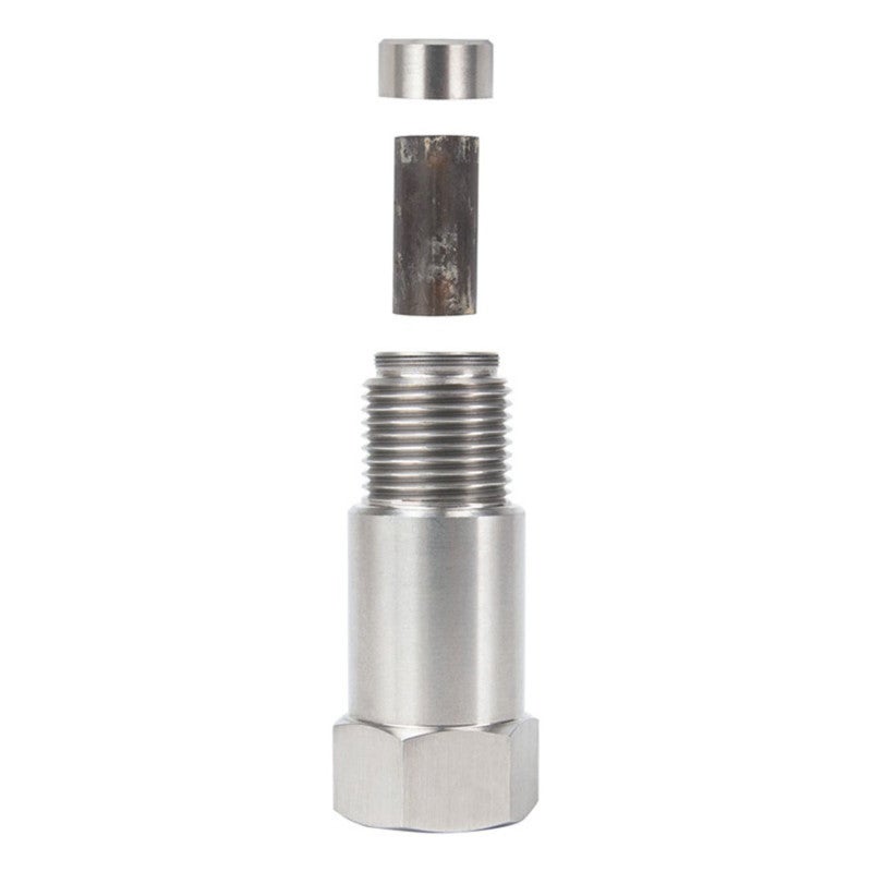 O2 Sensor Spacers: 2pcs Silver Stainless Steel Filter - Universal M18X1.50 Fit Eliminate CEL for Automotive Engine O2 Sensors for Standard O2 Sensor Equipped Vehicles - Image 5