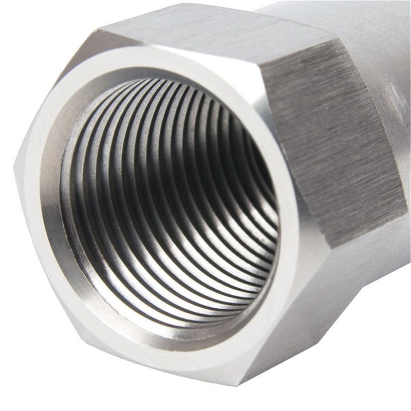 O2 Sensor Spacers: 2pcs Silver Stainless Steel Filter - Universal M18X1.50 Fit Eliminate CEL for Automotive Engine O2 Sensors for Standard O2 Sensor Equipped Vehicles - Image 3