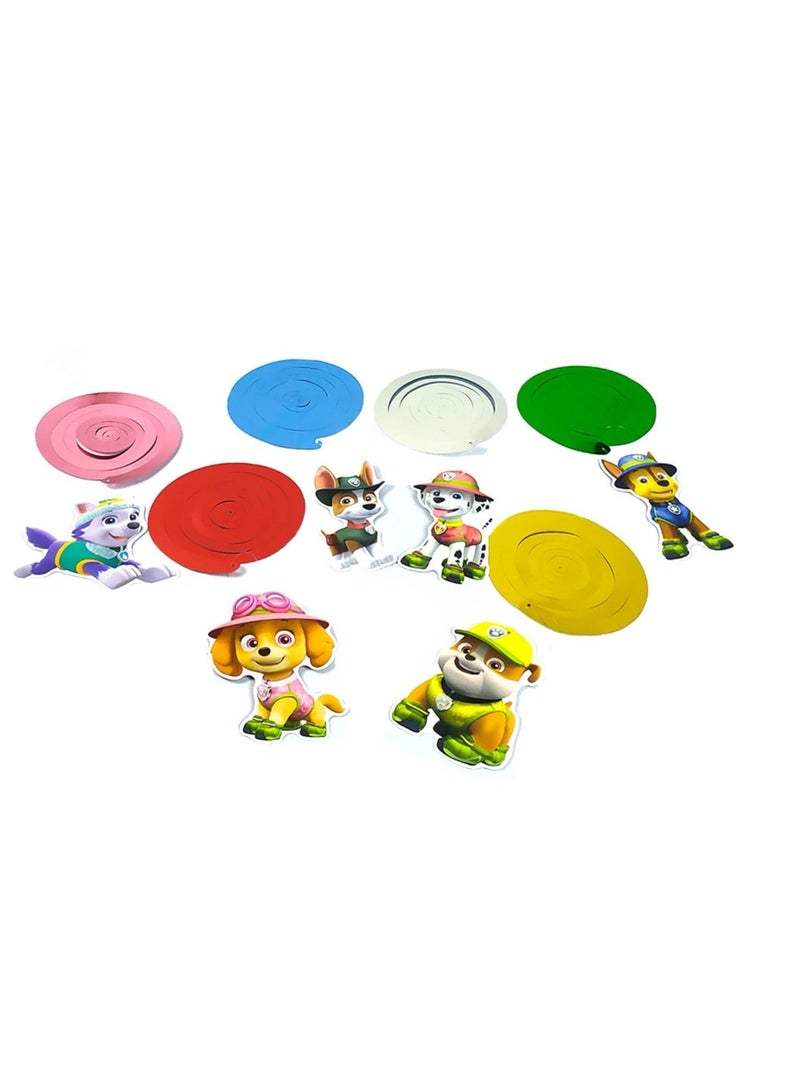 Tamona 6-Piece Paw Patrol Birthday Theme Dangler - Image 2