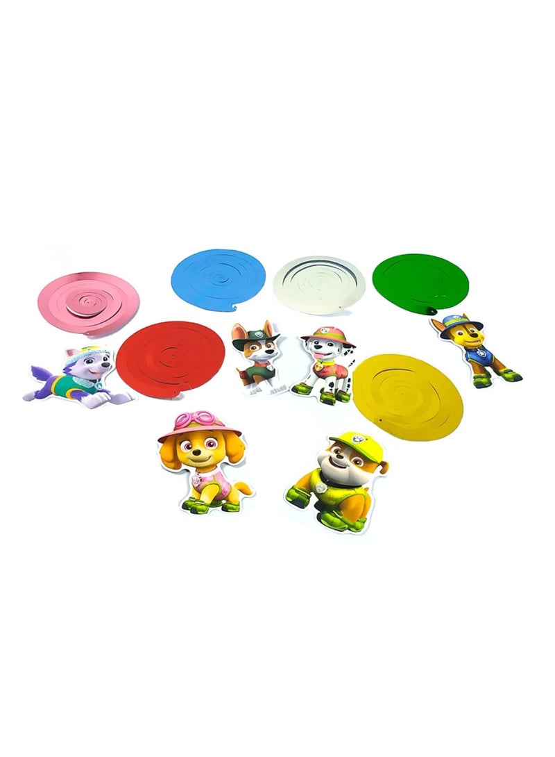 Tamona 6-Piece Paw Patrol Birthday Theme Dangler - Image 1