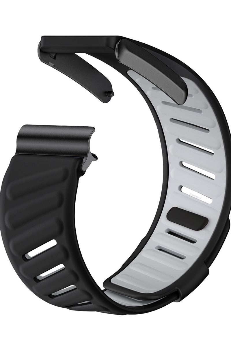 CATANES Sports Strap Compatible with Whoop 5.0 Soft and Breathable Silicone Strap Adjustable Replacement Wristbands for Whoop 5.0 Band - Black  - Image 1