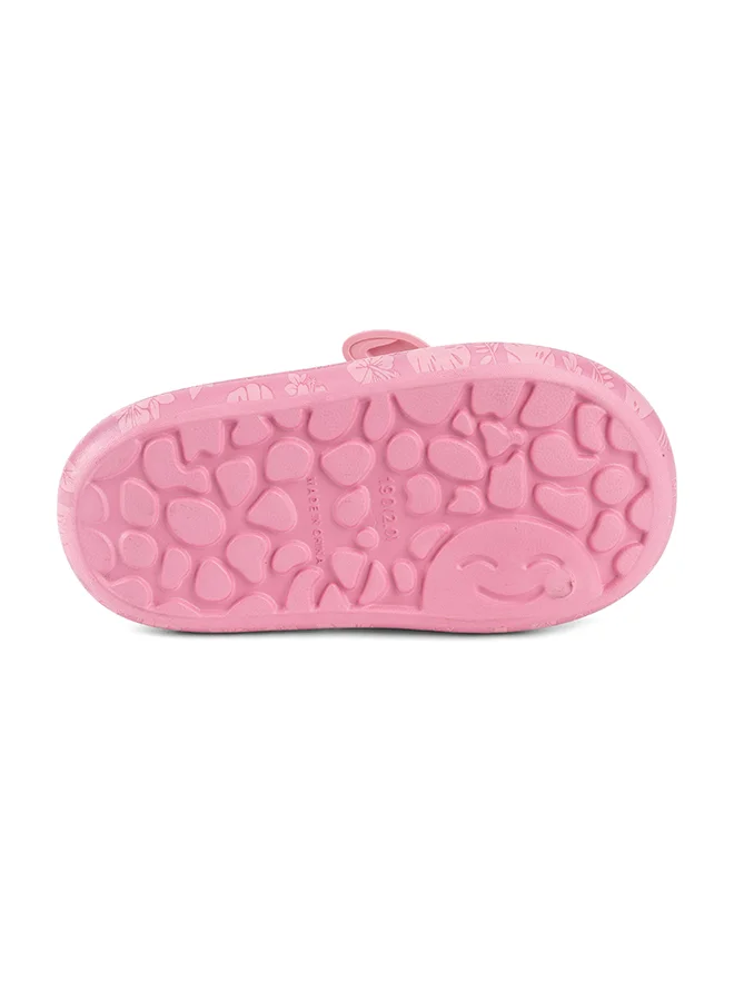 Urbanhaul  UrbanHaul Girls Disney Angel Print Slip on Sliders For Kids Suitable for Daily Use, ( Color:- Pink for Women | Best Price UAE
