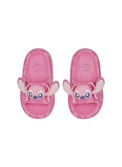 UrbanHaul UrbanHaul Girls Disney Angel Print Slip on Sliders For Kids Suitable for Daily Use, ( Color:- Pink  - Image 3