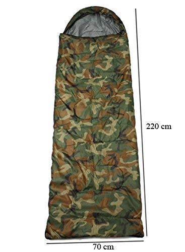 Inditradition Ultralight Camping Sleeping Bag for Adults | Waterproof, All Season Compatible, Military Camouflage Design (6.5 Feet) - Image 2