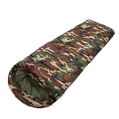 Inditradition Ultralight Camping Sleeping Bag for Adults | Waterproof, All Season Compatible, Military Camouflage Design (6.5 Feet) - Image 1