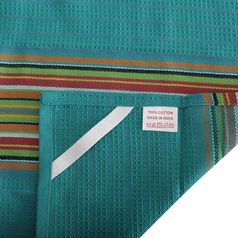 DG Collections 100% Cotton Salsa Kitchen Towels – 4 Pack, Super Absorbent Dish Towels, 16x28 Inch, Lint-Free, Durable Weave – Reusable Kitchen Cleaning Cloths for Home & Restaurants - Image 3