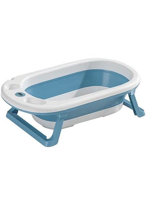Baby Bathtub With Anti Slip Pads Temperature Monitor Bathing Tub Infant Shower Tub 0M+