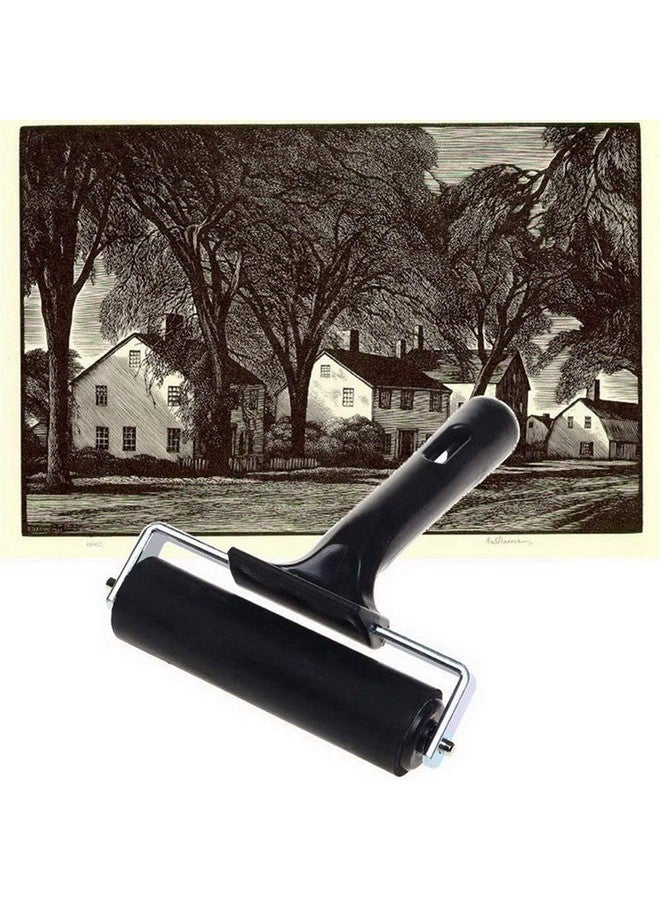 VinBee Soft Rubber Brayer Rollers For Crafting Brayer Rollers For Printmaking Brayer Tool Paint Brush Ink Applicator Art Craft Oil Painting Tool 3 Pack (2.4 Inch4 Inch5.9 Inch) - Image 5