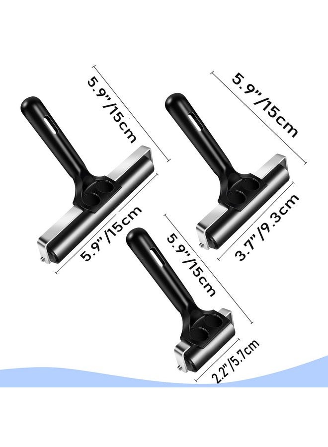 VinBee Soft Rubber Brayer Rollers For Crafting Brayer Rollers For Printmaking Brayer Tool Paint Brush Ink Applicator Art Craft Oil Painting Tool 3 Pack (2.4 Inch4 Inch5.9 Inch) - Image 2