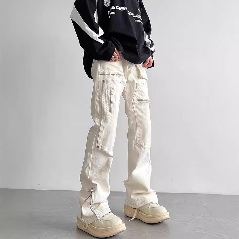Unisex Casual Daily Denim Jeans - Image 2