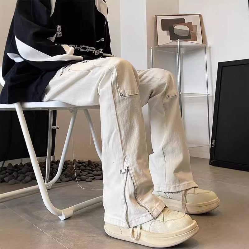 Unisex Casual Daily Denim Jeans - Image 4