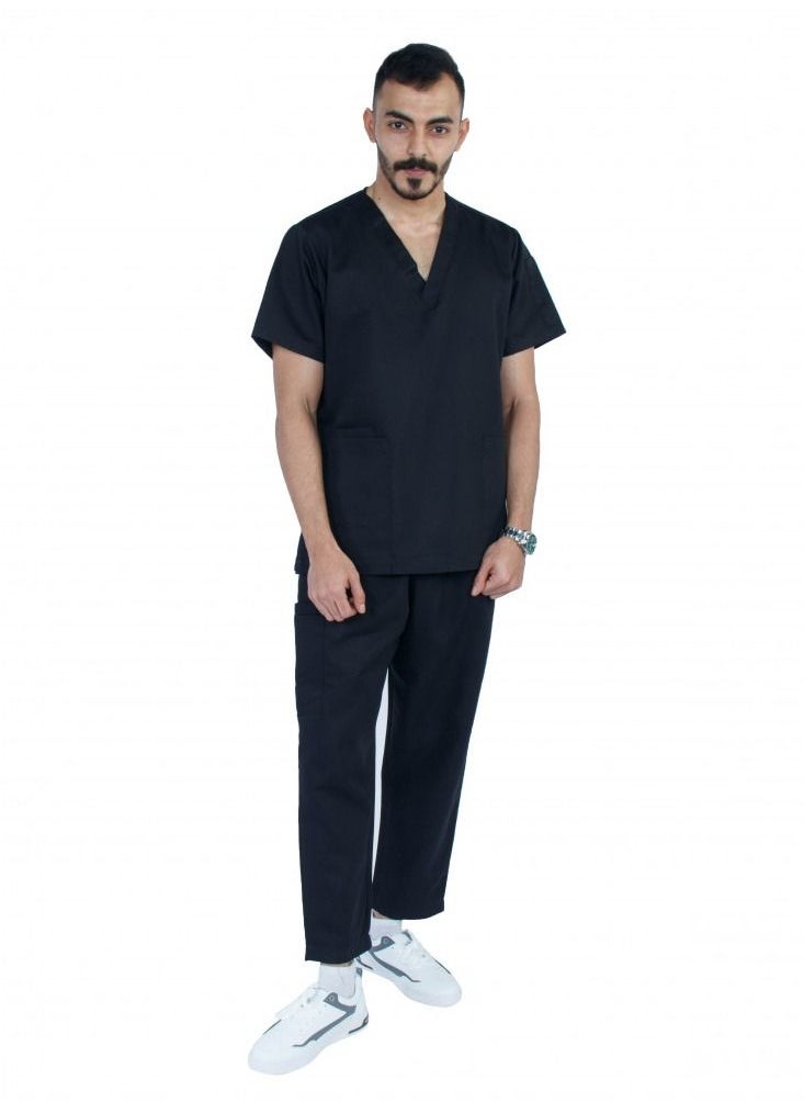 Kenzi Kenzi medical scrub set for unisex dark purple 2  - Image 1
