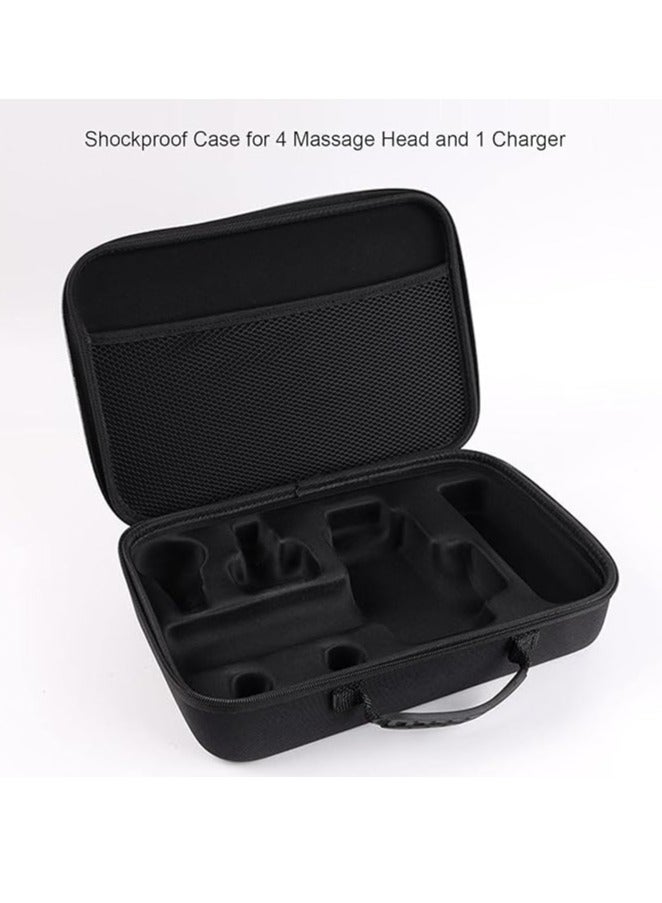 Relax Smart Portable Deep Tissue Massage Set 4 Different Massage Heads with Bag  - Image 5