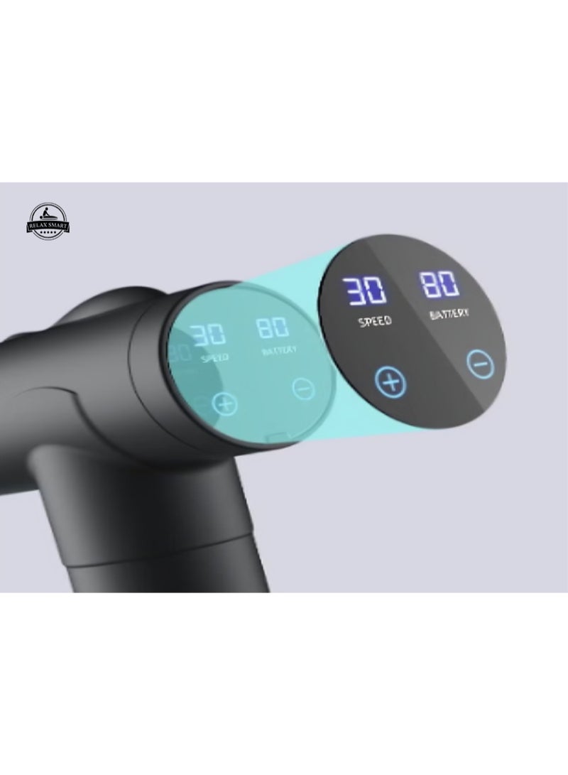 Relax Smart Portable Deep Tissue Massage Set 4 Different Massage Heads with Bag - Image 2