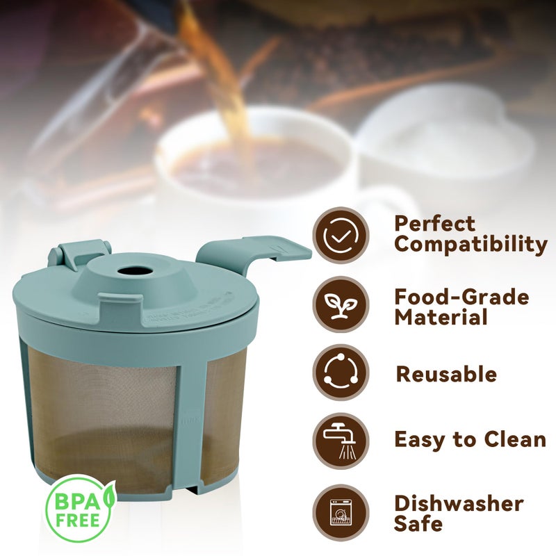 brikinte Coffee Basket Compatible with Ninja Coffee Maker, Reusable Basket Filters for Ninja PB051 & PB041ST, 1pack - Image 3