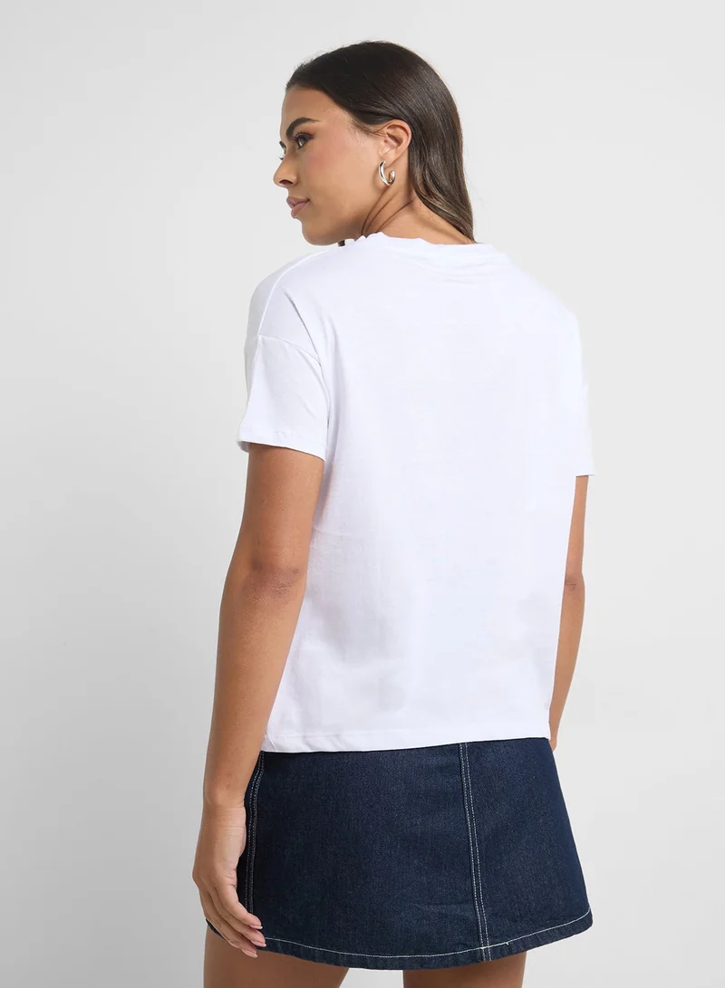 Ginger Slogan Choker T-Shirt