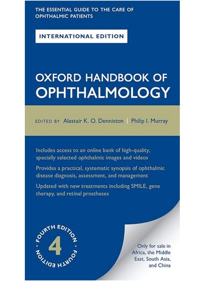OXFORD HANDBOOK OF OPHTHALMOLOGY 4E XE P 