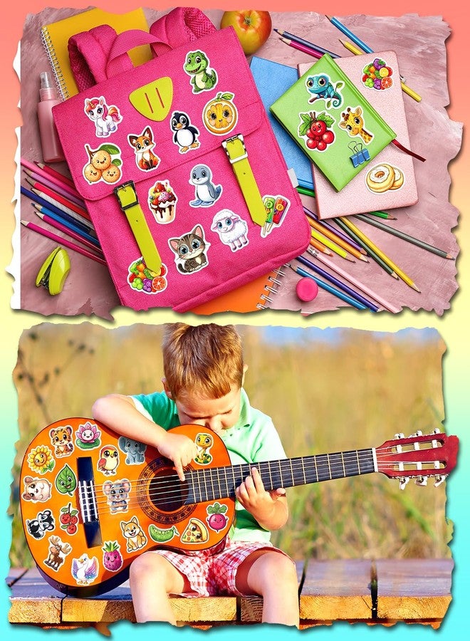 JCFIRE 200PCS Stickers for Kids, Mixed Waterproof Cute Animal Vinyl Scrapbook Stickers for Water Bottle, Book, Laptop, Goodie Bags Stuffers Kids Party Favors, Aesthetic Classroom Supplies Must Haves - Image 5