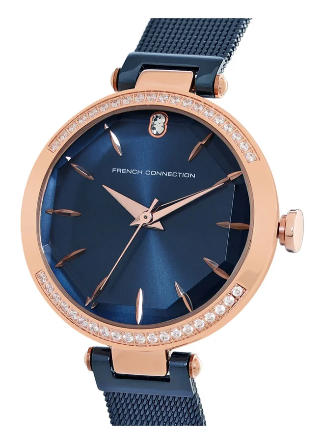 فرنش كونكشن French Connection Analog Blue Dial Women's Watch-FCP21URGM