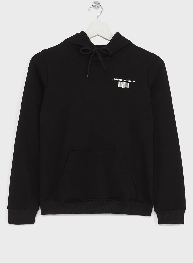 Pinata Boys Front And Back Printed Pocket Hoodie