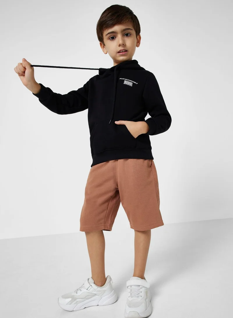Pinata Boys Front And Back Printed Pocket Hoodie