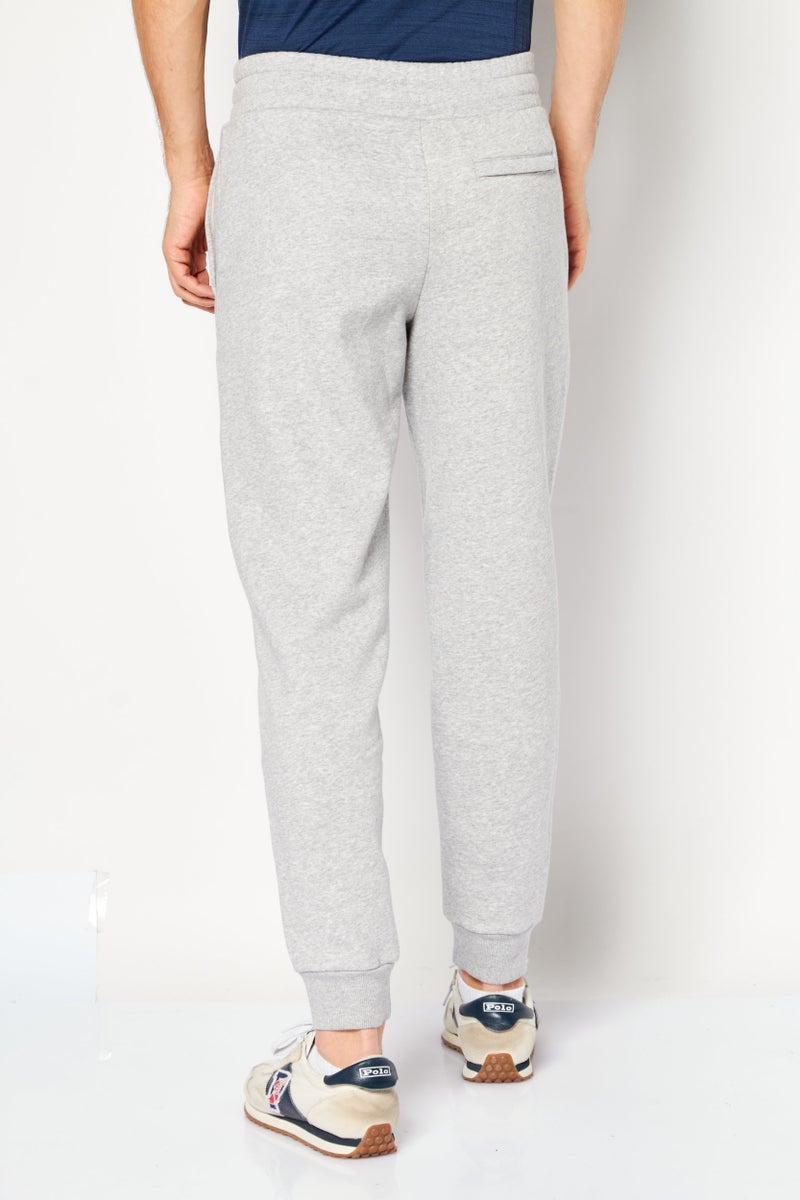 Michael Kors Men Sportswear Fit Drawstring Brand Logo Training Sweatpants, Grey  - Image 4