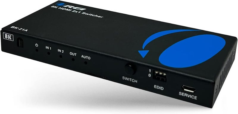 OREI 8K HDMI 2.1 Switch 4K @ 120hz Switcher 2 in 1 Out, Optical Audio Extractor 48Gbps for Xbox Series X PS5 Roku Fire TV Monitor Projector Dolby - Image 1
