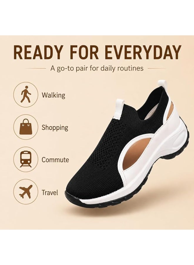 Women's easy-to-wear walking shoes, comfortable, breathable, and lightweight casual athletic shoes for everyday wear, travel, and work. - Image 2