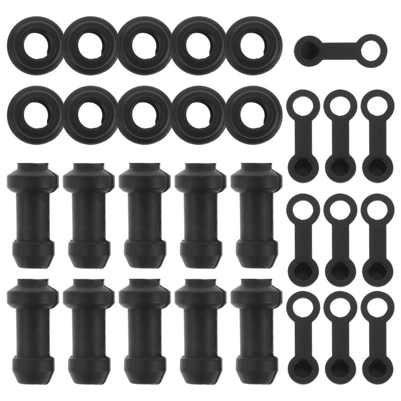 Motorcycle Disc Brake Caliper Grease Fitting Caps 10 Pack Waterproof Dust Sleeves for Scooter Bike - Image 2