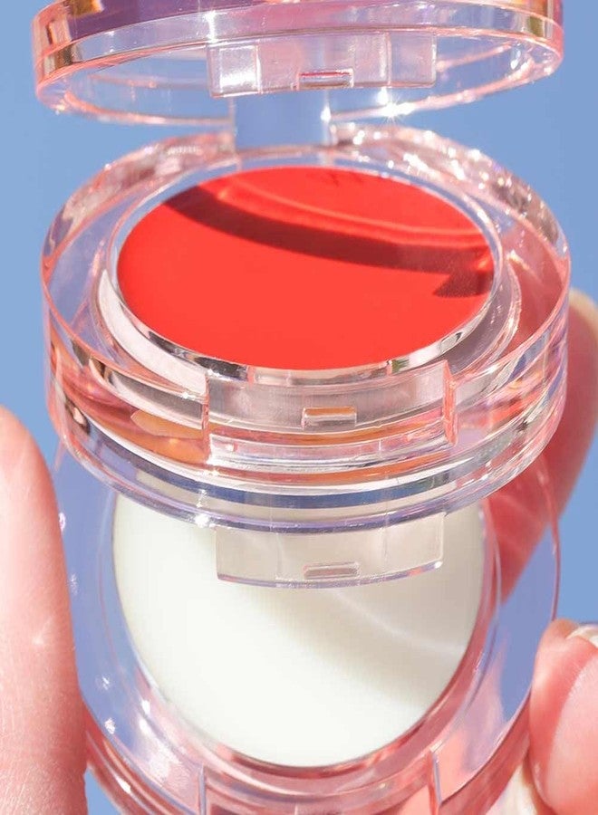 Wander Beauty Double Date Lip & Cheek - Be Mine/Swipe - 4-in-1 Cream Blush & Lip Tint - Blush, Lip Moisturizer, Lip Balm, & Eye Gloss - Multitasking Eye, Cheek, and Lip Makeup With Green Tea - 0.07 oz - Image 4