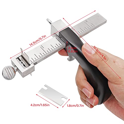 NAOEDEAH Leather Strap Cutter Cutting Working Tools Leather Crafting Tools and Supplies for Professional Leather Tooling Kit Belt Cutter - Image 4