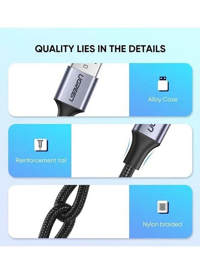 UGREEN ECO Ugreen 60128 USB Male to Type-C Black 2 Meter Data Cable # 60128 - Image 5