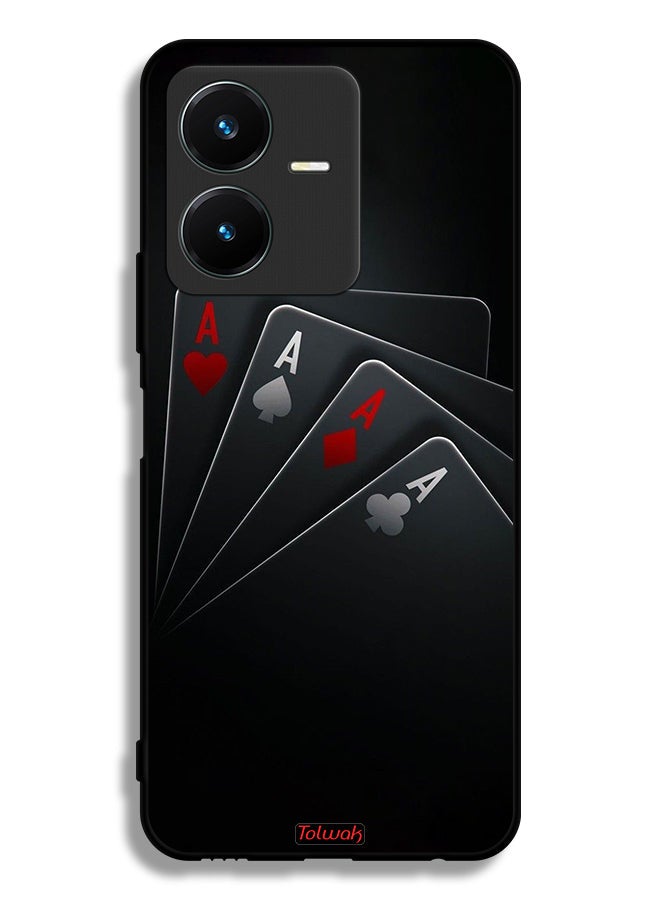 Tolwak Vivo Y22s Protective Case Cover Cards A - Image 1