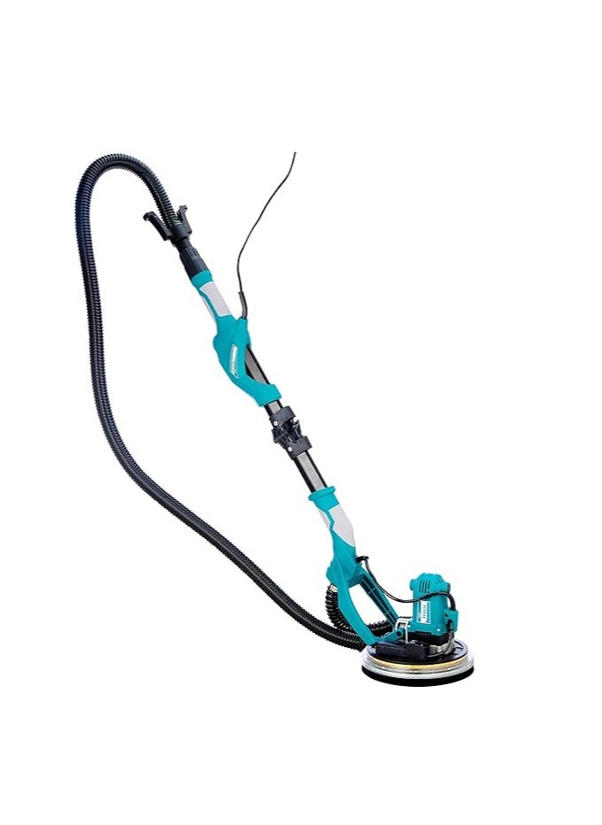 TOTAL TOTAL Drywall Sander 1050W with LED Lights, 600-2600rpm, 215mm Grinding Pad, 225mm Sanding Paper, Includes Dust Bag, Extension Bar, Sandpapers & Extra Carbon Brushes – TWS10501  - Image 2