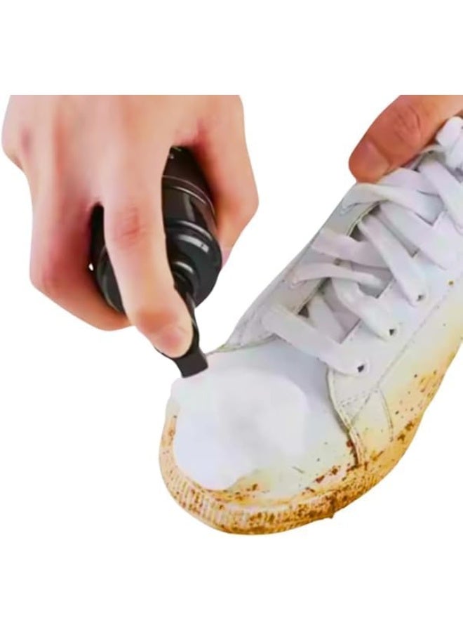 Waterless athletic shoe cleaning foam set, liquid solution for all types of shoes, easy to use for deep cleaning of athletic shoes, sneakers, leather, canvas, and boots. - Image 3