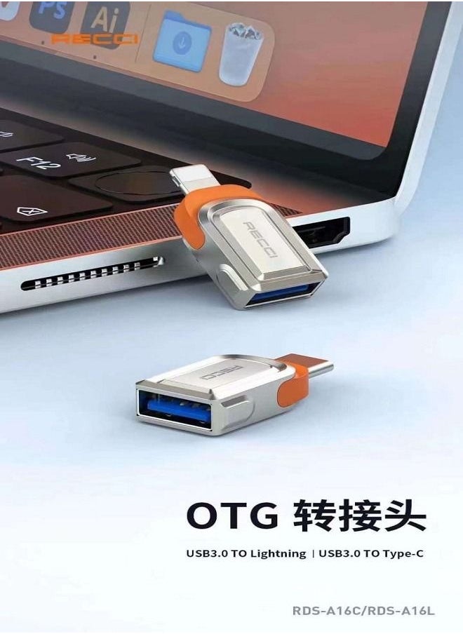 Recci - Lightninin OTG USB 3.0 TO Lightninin RDS-A16L - Image 1