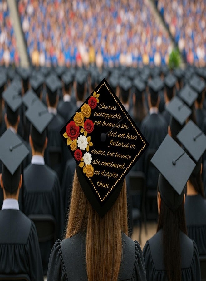 ADVANSYNC She Was Unstoppable Graduation Cap Topper - Image 5
