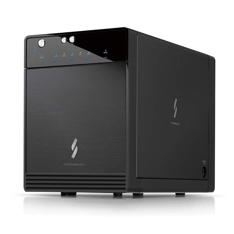 Mediasonic USB 32 4 Bay 35 SATA Hard Drive Enclosure DAS USB 32 Gen 2 10Gbps Type C USBC HF7SU31C Support 30TB HDD