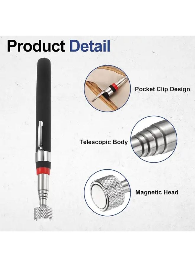 2pcs Magnetic Pickup Tool Retractable Grabber Strong Heavy Duty Mechanic Auto - Image 3