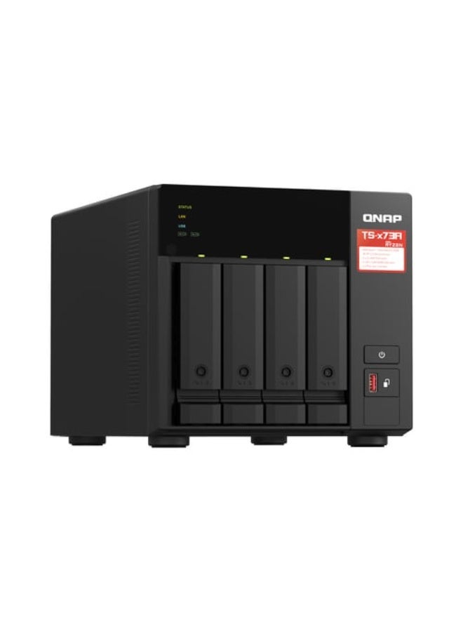 QNAP TS-473A-8G SAN/NAS Storage System, Black - Image 3
