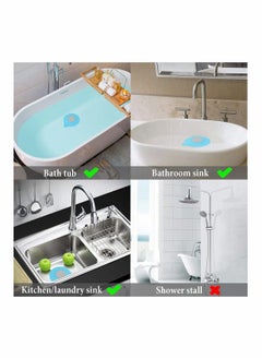Excefore Bathtub Drain Stoppers Universal Silicone Bath Drain Stopper, Plug Tub Drain for Sinks, Bathroom, Kitchen, Shower, Floor Drains, Deodorant Stopper for Home and Hotel, 1 Pack  - Image 4
