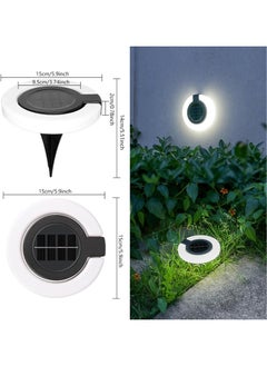 CMGTYYD Foldable Driveway Lights,Solar Landscape Lights Weather-Resistant - Auto On/Off, Energy-Saving Ground Lighting for Front Yard, Path, Terrace, Sidewalk, Staircase  - Image 5