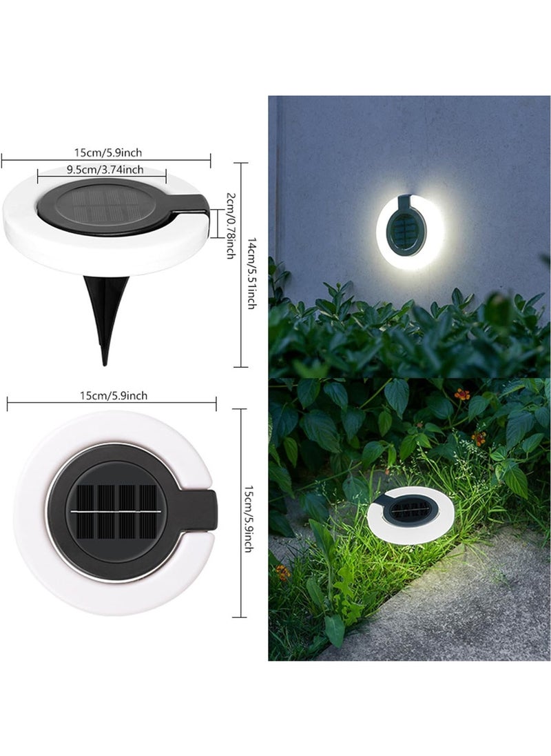 CMGTYYD Foldable Driveway Lights,Solar Landscape Lights Weather-Resistant - Auto On/Off, Energy-Saving Ground Lighting for Front Yard, Path, Terrace, Sidewalk, Staircase  - Image 5