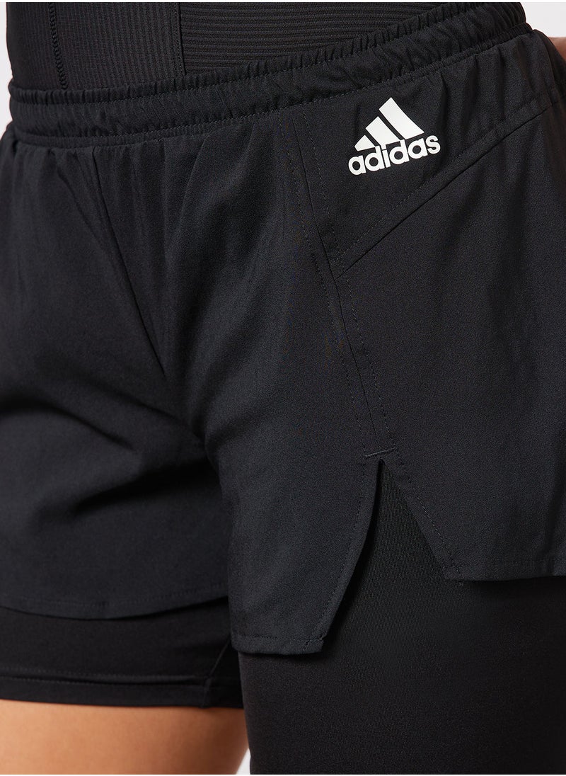 Adidas - Primeblue Designed To Move 2-in-1 Sport Shorts - Image 1