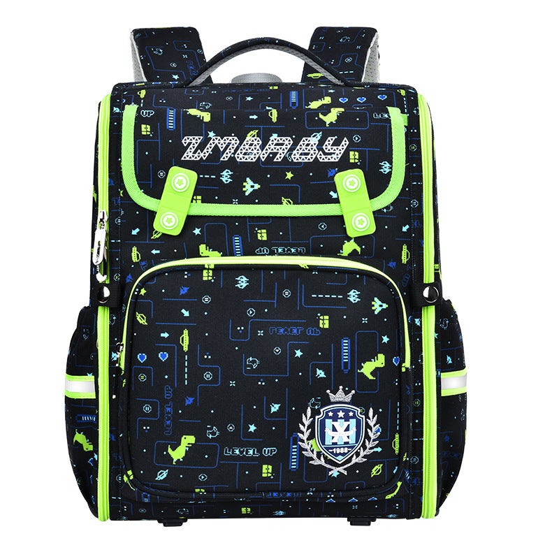 Kids School Backpack, Large Capacity, Oxford Cloth, Cartoon - Image 5