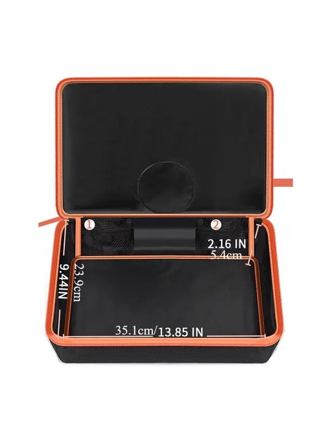 Black Portable Carrying Case For Electronic Dj Mixer Protective Gear - Image 2