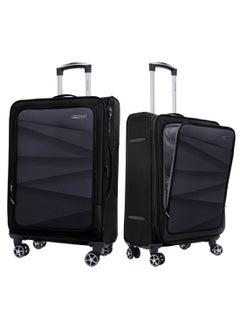 PARAJOHN Shadow 3 Pieces Set 8 Wheels Soft Luggage - Navy  - Image 3