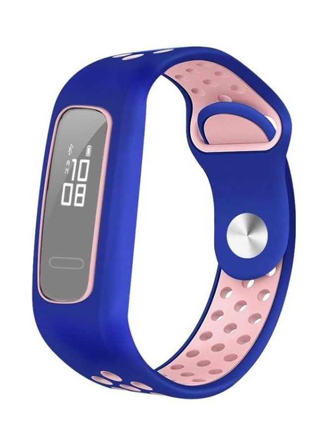 NIBEMINENT Replacement Strap for Huawei Honor Band 4 Running Version / 3e Blue/Pink - Image 1