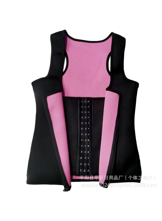 Sports Sweat-shedding Button Slim Fit Bodysuit, Strong Postpartum Tummy Control, Chest Support, Waist Protection, Neoprene Shapewear