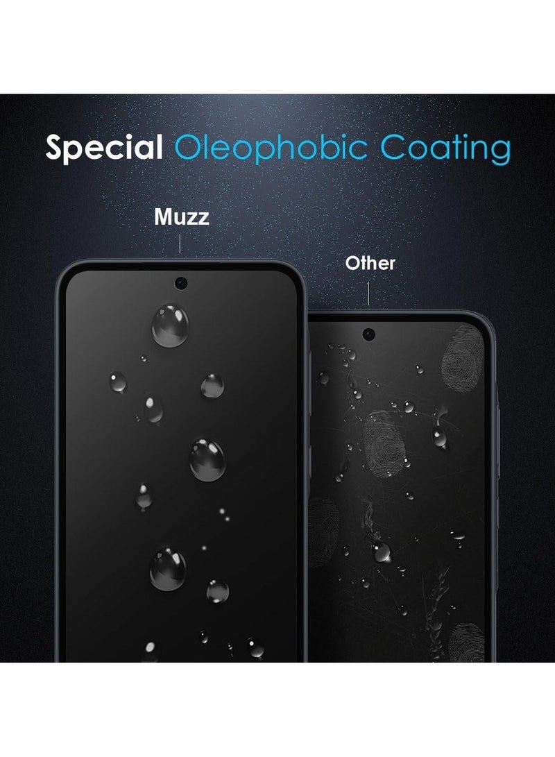 DUSALA Samsung Galaxy A36 Screen Protector 3D curved 5D Touch Anti Spy 9H Tempered Glass Edge to Edge Full Cover Screen Protector Anti-Fingerprint Full Coverage Sccreen Protector For Samsung Galaxy A36 - Image 3